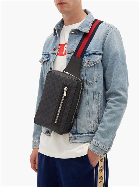 gucci bag crossbody men|men's Gucci crossbody bag sale.